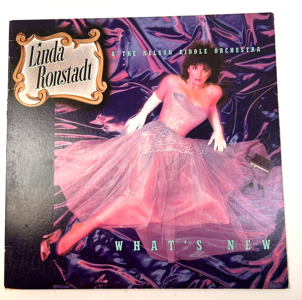 Linda Ronstadt & The Nelson Riddle Orchestra What's New Album LP 1983 Pop Music